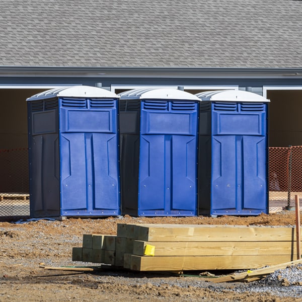 are there any restrictions on where i can place the porta potties during my rental period in Mc Lean NY